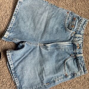 Zara Light Blue Jean Shorts